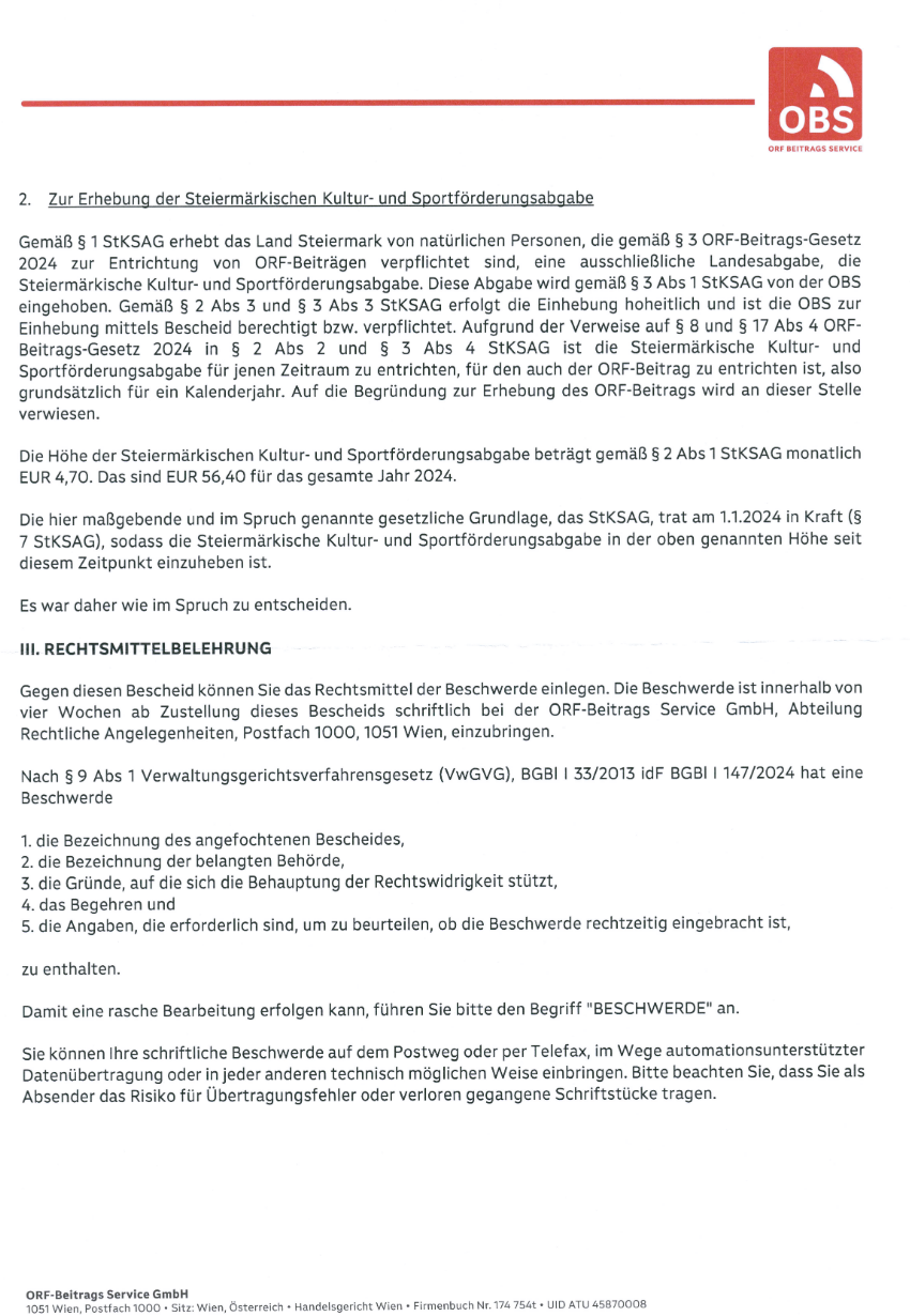 Bescheid von der OBS Seite 4