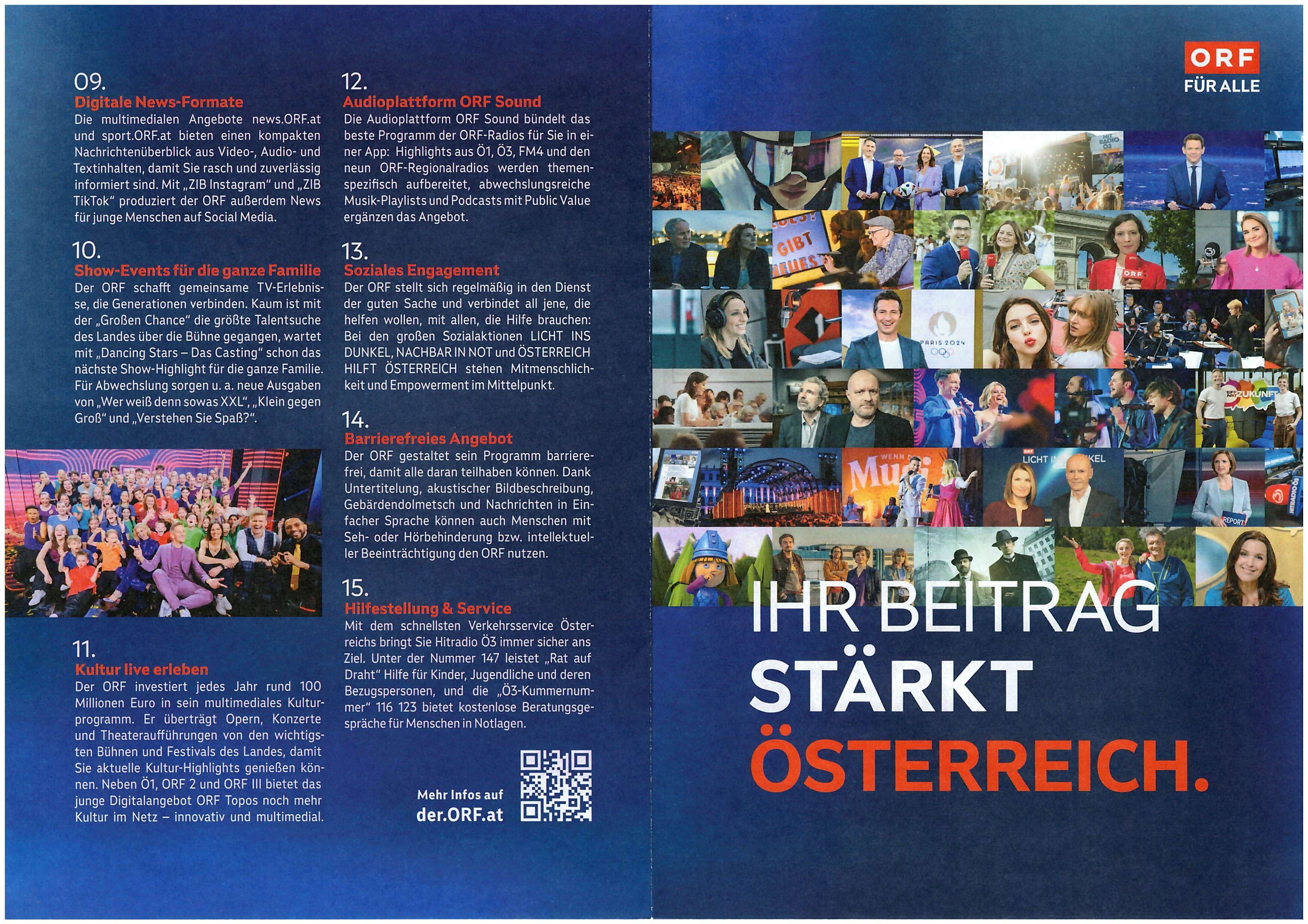 Werbeflyer Ihr Beitrag stärkt Österreich von der OBS Seite 1